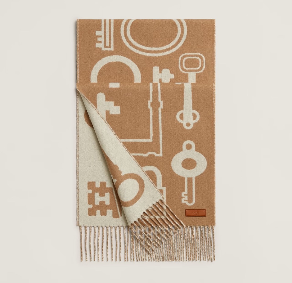 [TOP] HERMES Cashmere Scarf 30✖️180 cm - 4 Colors