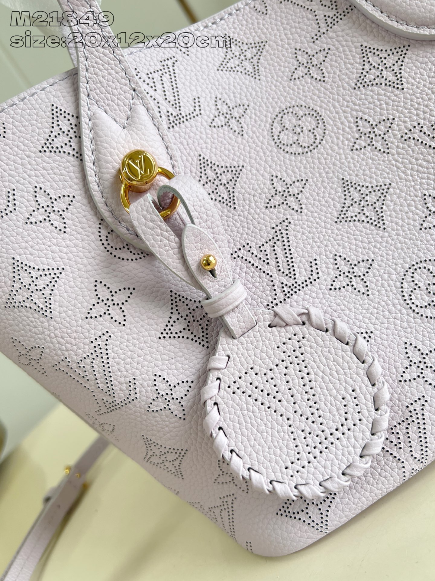 [TOP] Louis Vuitton LV Blossom Tote Bag 20 x 12.5 x 20cm - Light Purple