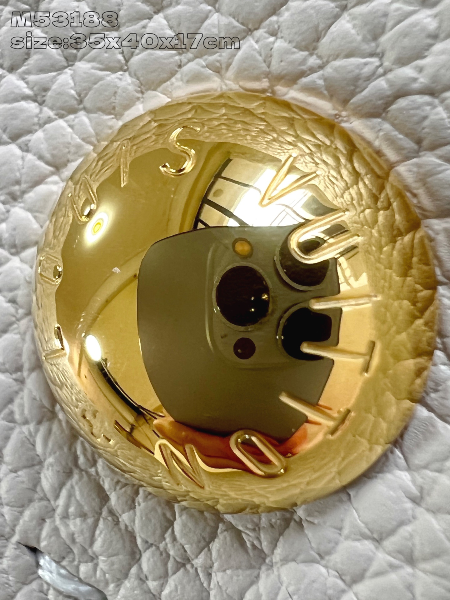 [TOP] Louis Vuitton LV Carmel Bag 35x40x17cm  - Beige