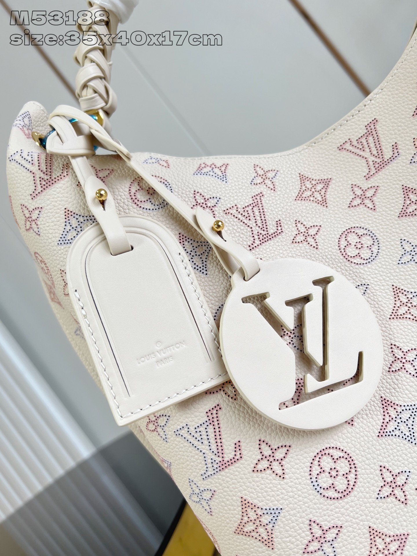 [TOP] Louis Vuitton LV Carmel Bag 35x40x17cm  - Beige