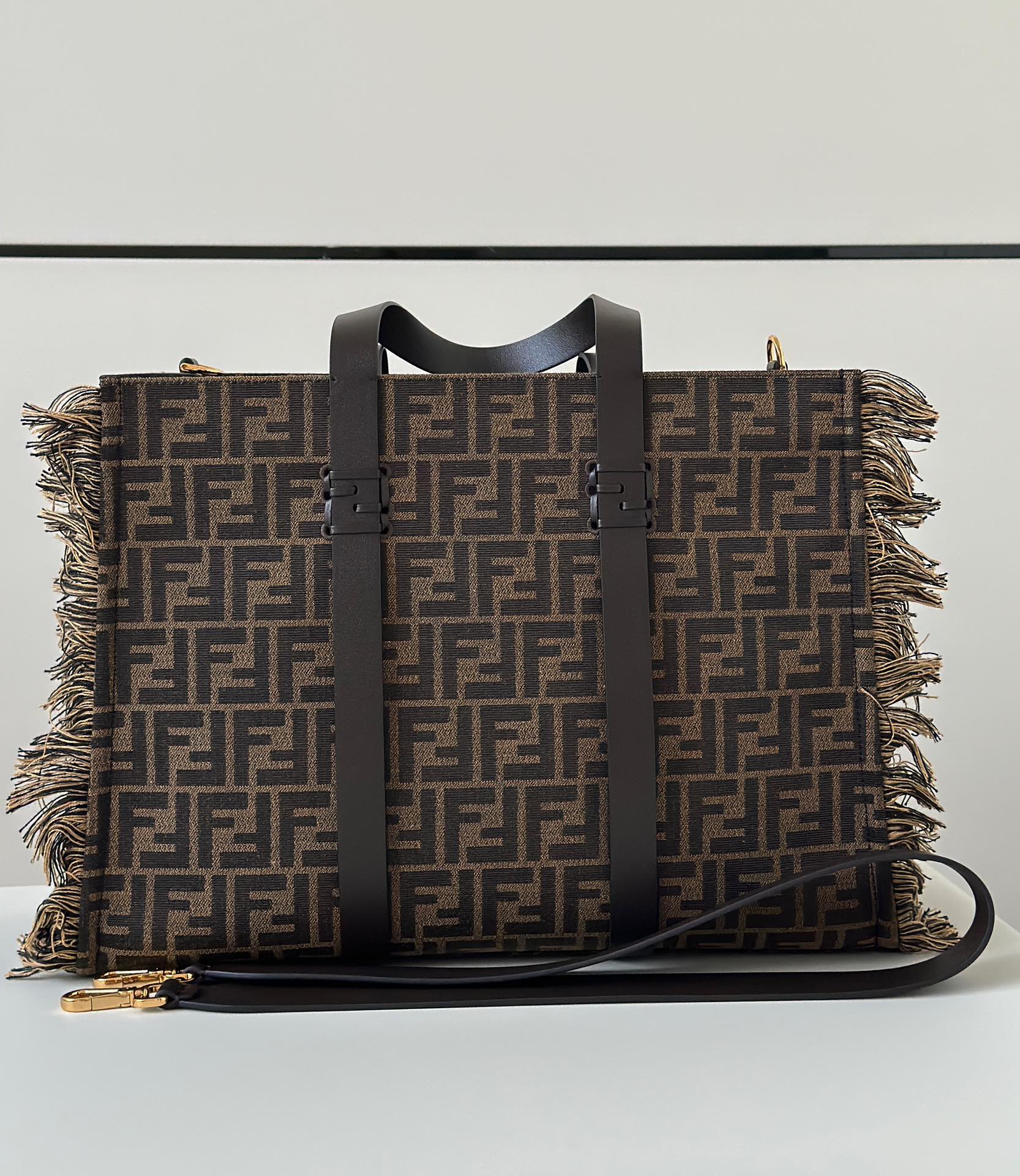 [TOP] FENDI Tote Bag 40x16x29cm - Brown