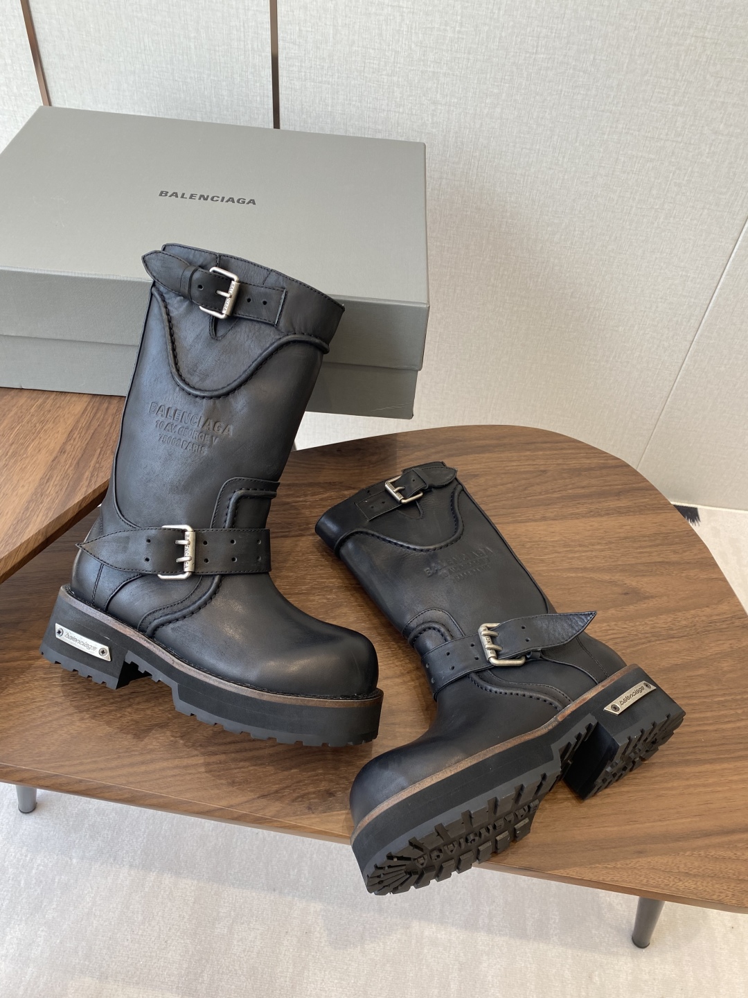 [TOP] BALENCIAGA Short/Long Boots - Black