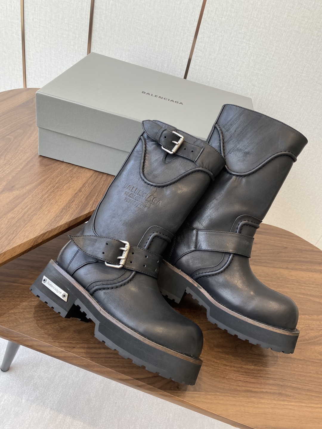 [TOP] BALENCIAGA Short/Long Boots - Black