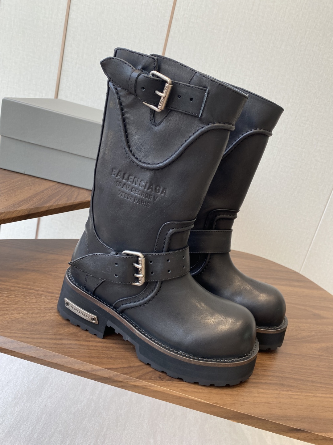 [TOP] BALENCIAGA Short/Long Boots - Black