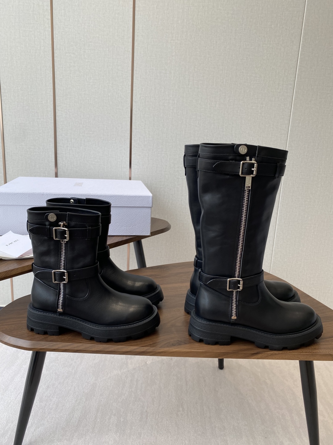 [TOP] Christian Dior Short/Long Boots - Black