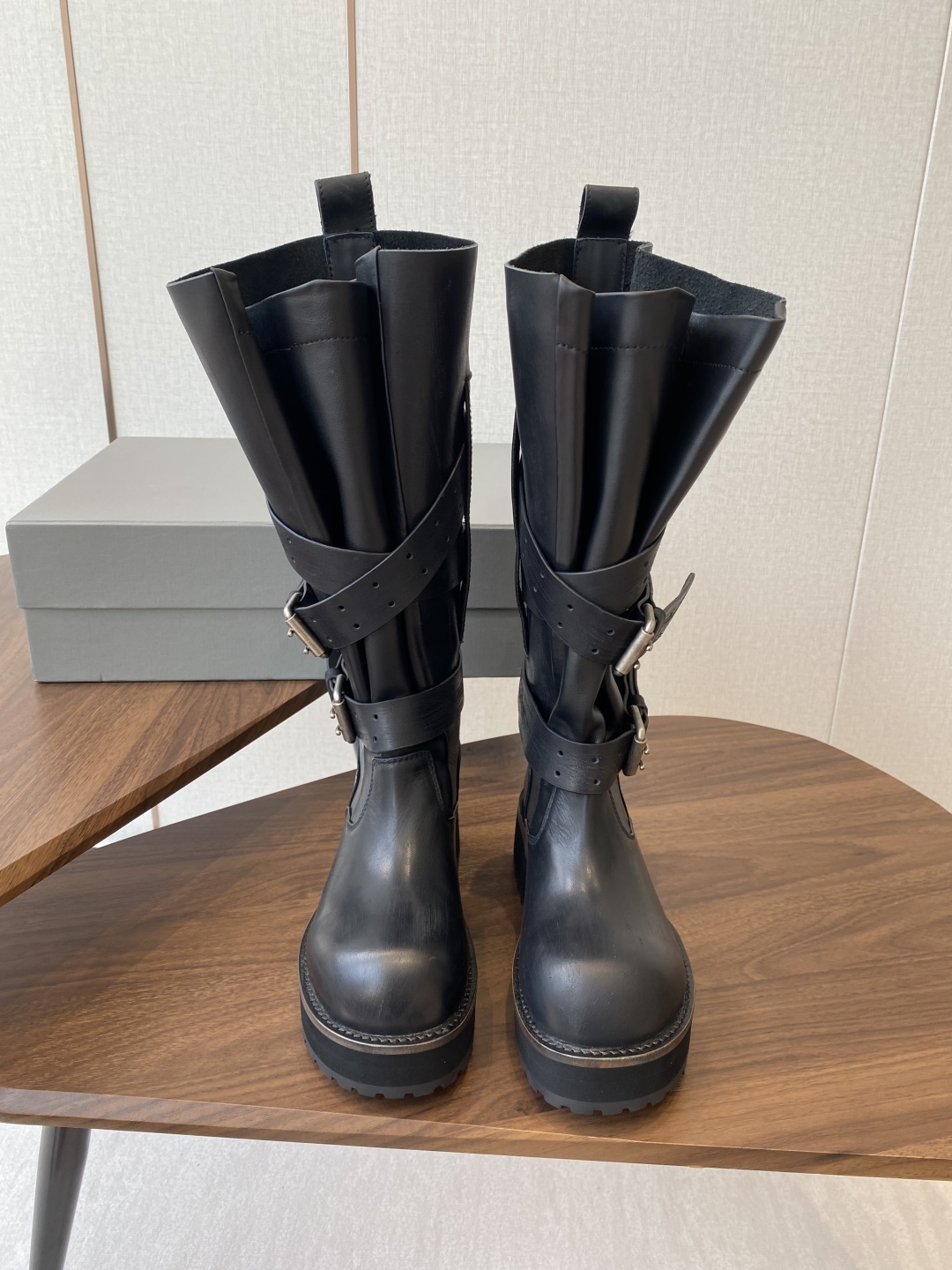 [TOP] BALENCIAGA Short/Long Boots - Black