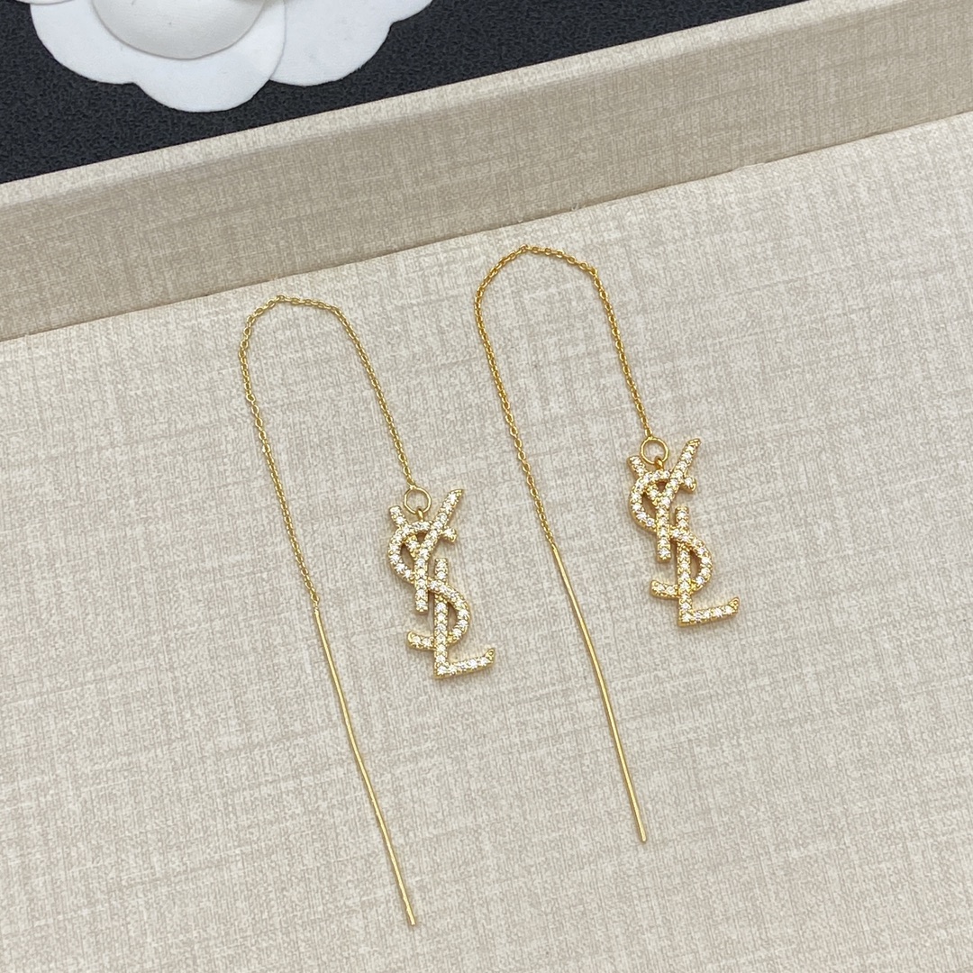 [TOP] Yves Saint Laurent YSL Earrings - 2 Colors