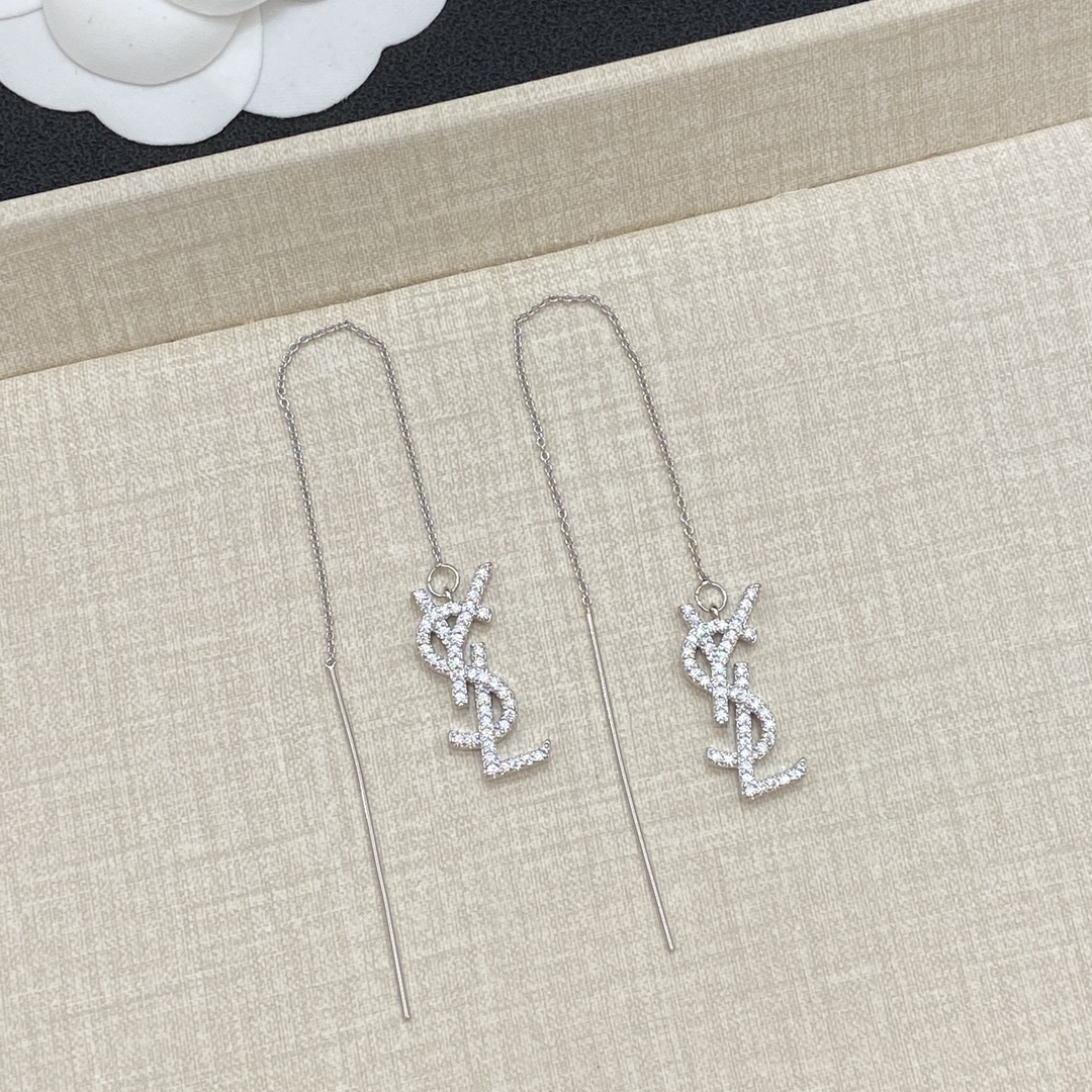 [TOP] Yves Saint Laurent YSL Earrings - 2 Colors
