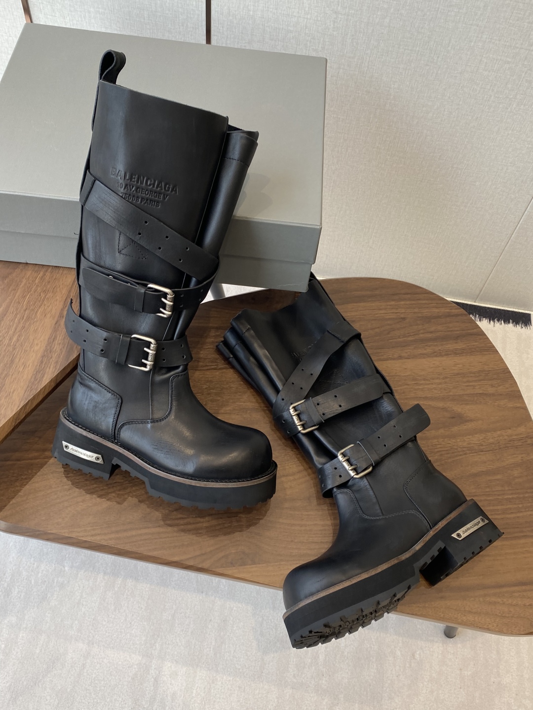 [TOP] BALENCIAGA Short/Long Boots - Black