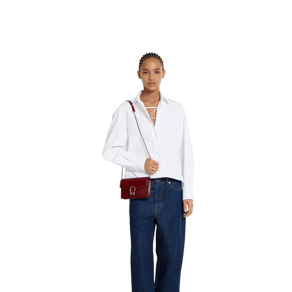 [TOP] GUCCI Dionysus Bag Chain Bag 20 x 12.5 x 4.5 cm - Red