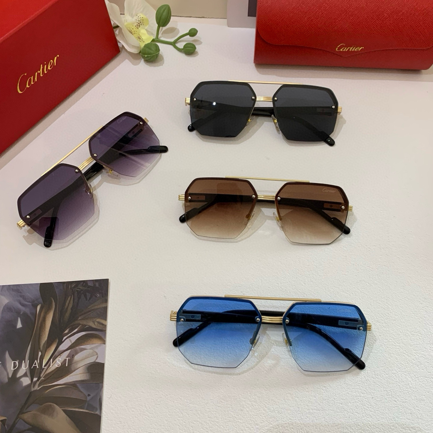 [TOP] Cartier Sunglasses - 4 Color
