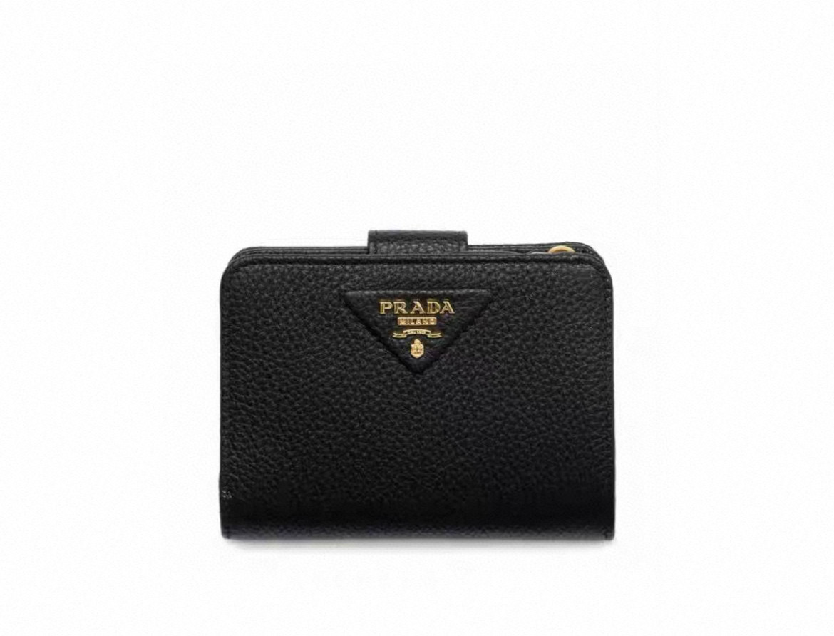 [TOP] PRADA Calfskin Wallet 12x8cm - 2 Color