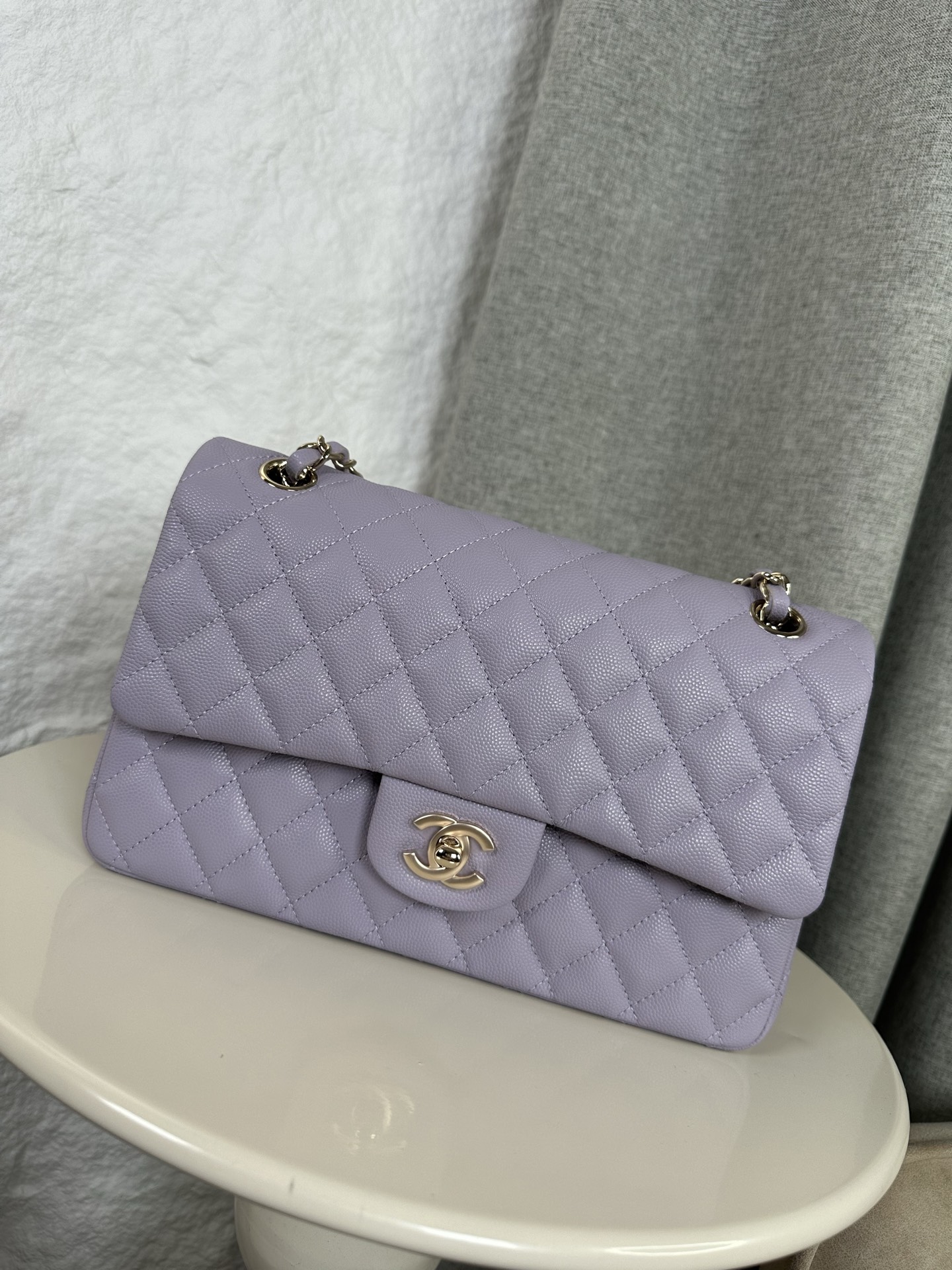 [TOP] CHANEL Classic Flap Bag Caviar Medium 25.5cm – Collection