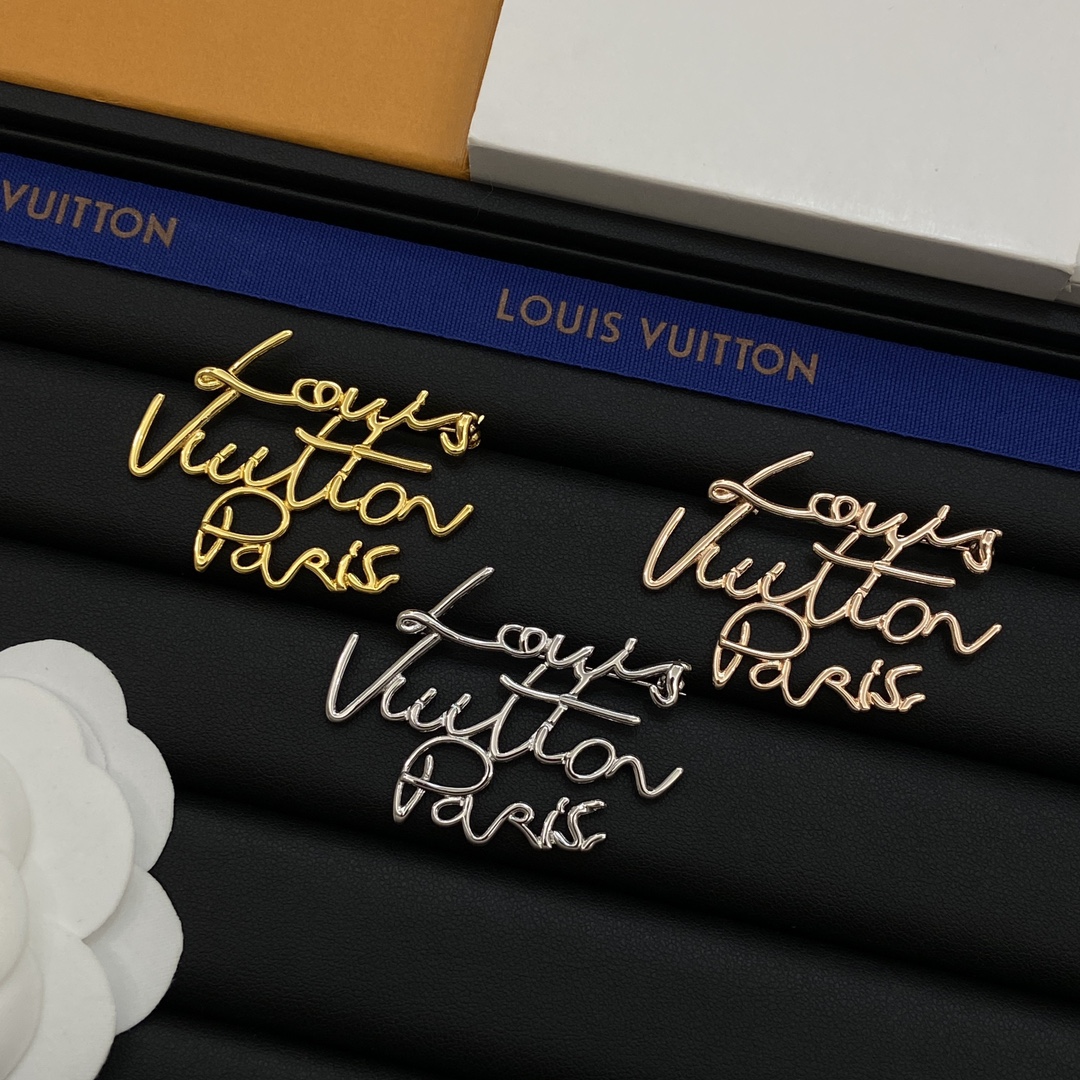 [TOP] Louis Vuitton LV Brooch - 3 Color
