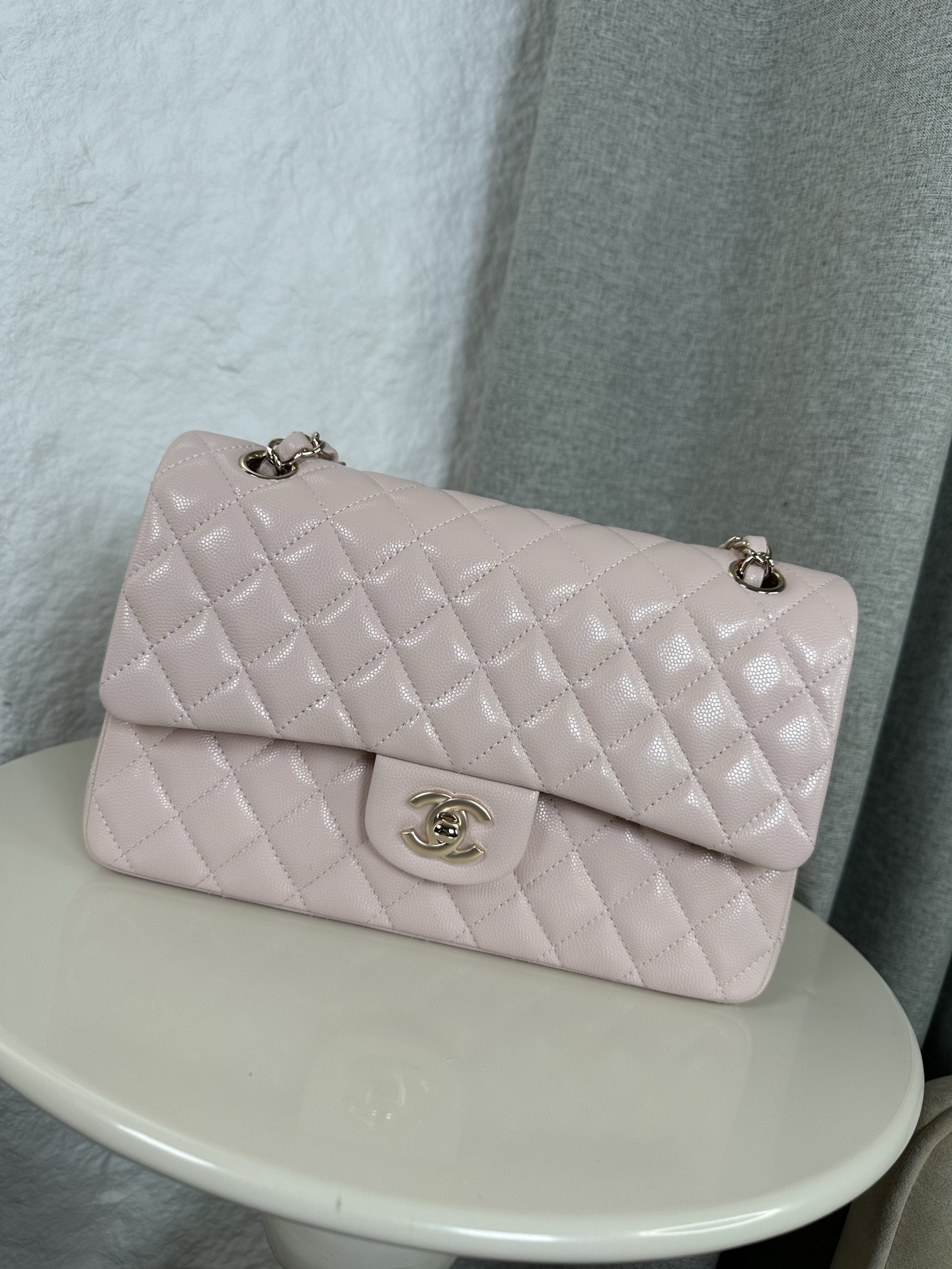 [TOP] CHANEL Classic Flap Bag Caviar Medium 25.5cm – Collection