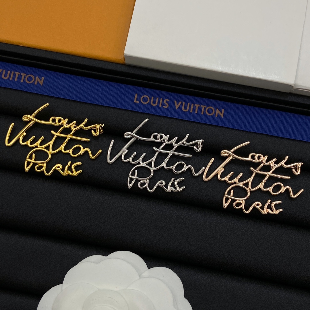 [TOP] Louis Vuitton LV Brooch - 3 Color