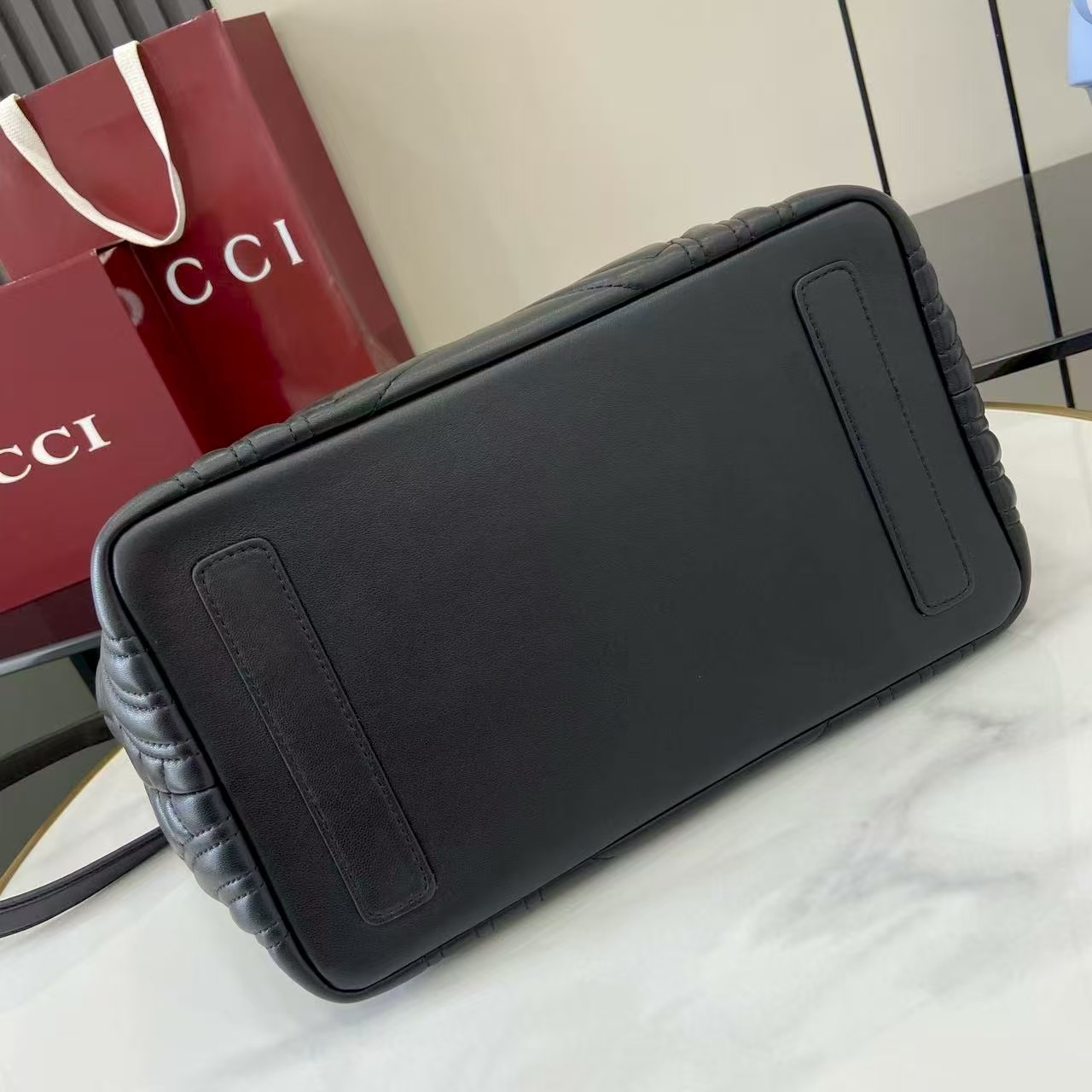 [TOP] GUCCI Betty Medium Tote Bag 39/28x24x16cm - Black