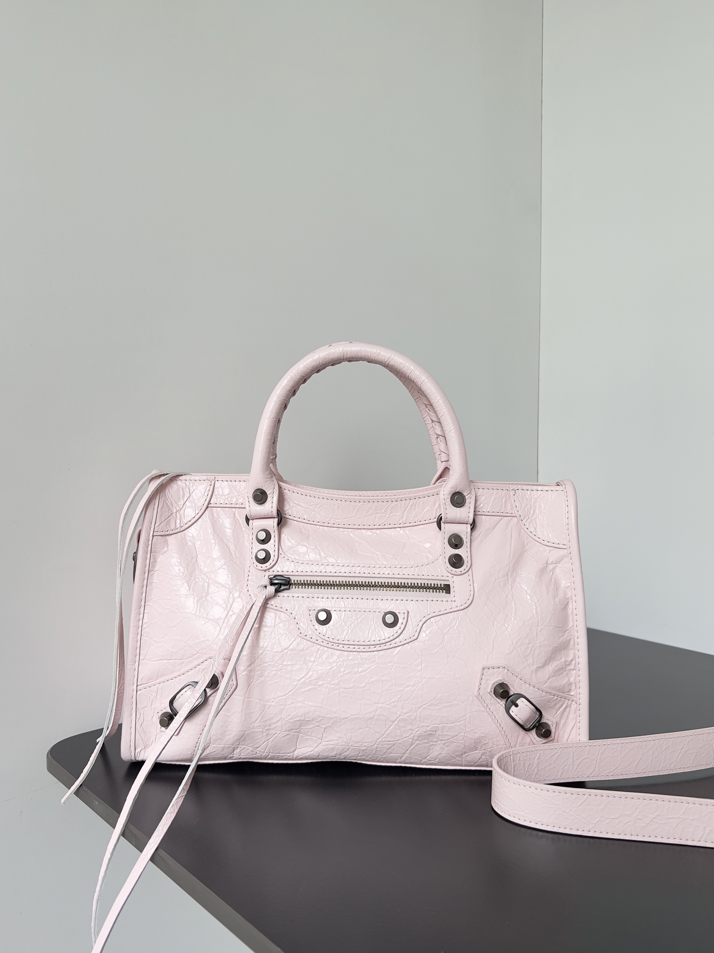 [TOP] BALENCIAGA City Bag 29.9 x 19.1 x 9.9 cm - Pink