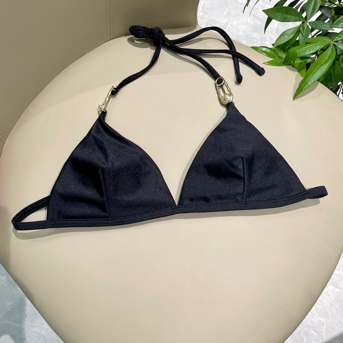 [TOP] VERSACE Bikini Swimsuit - Black