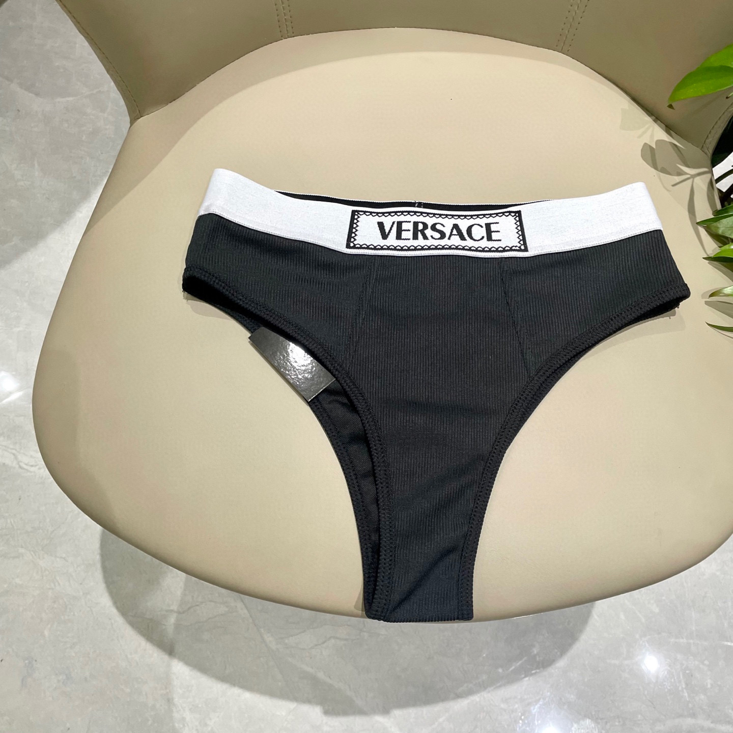 [TOP] VERSACE Bikini Swimsuit - Black