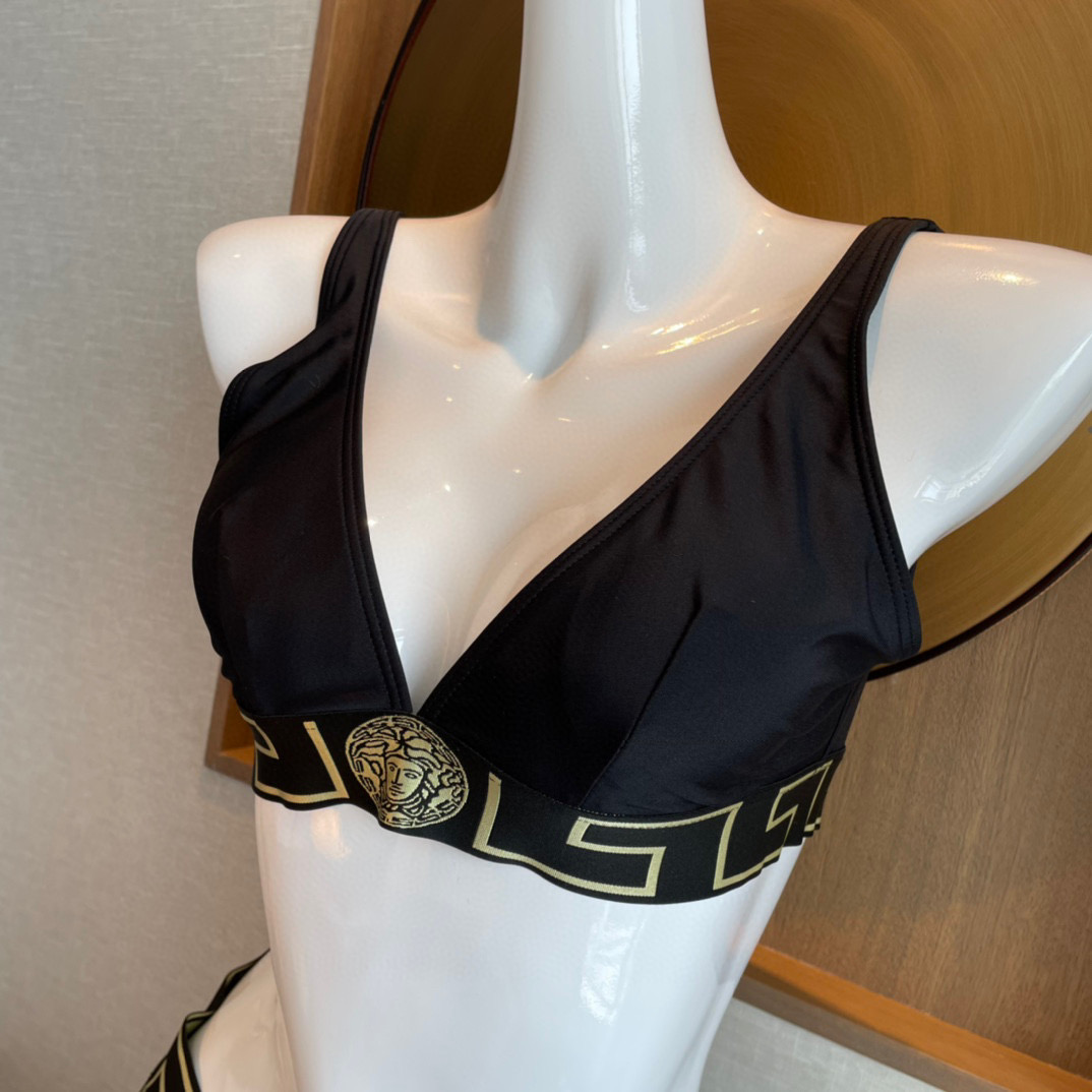 [TOP] VERSACE Bikini Swimsuit - Black