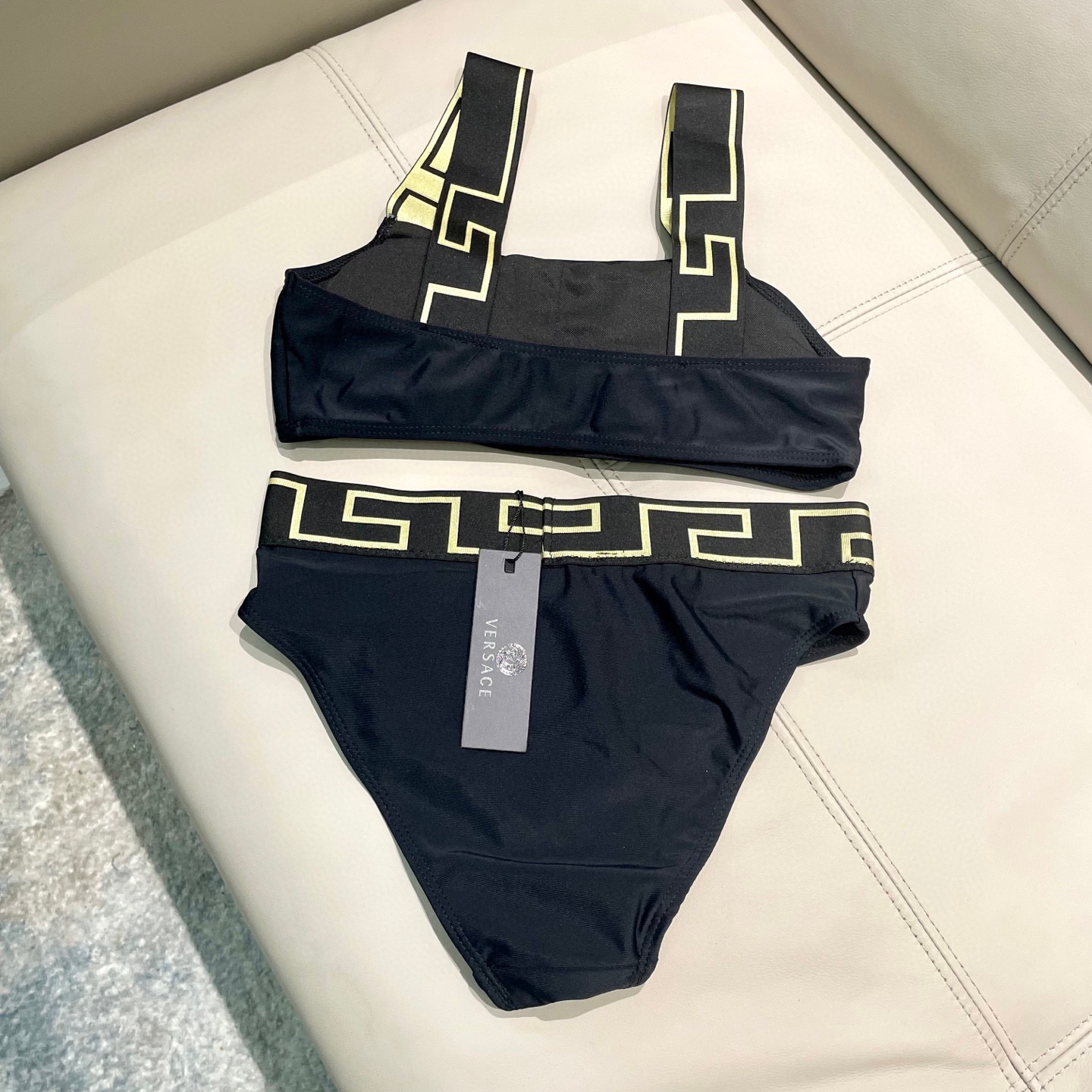 [TOP] VERSACE Bikini Swimsuit - Black