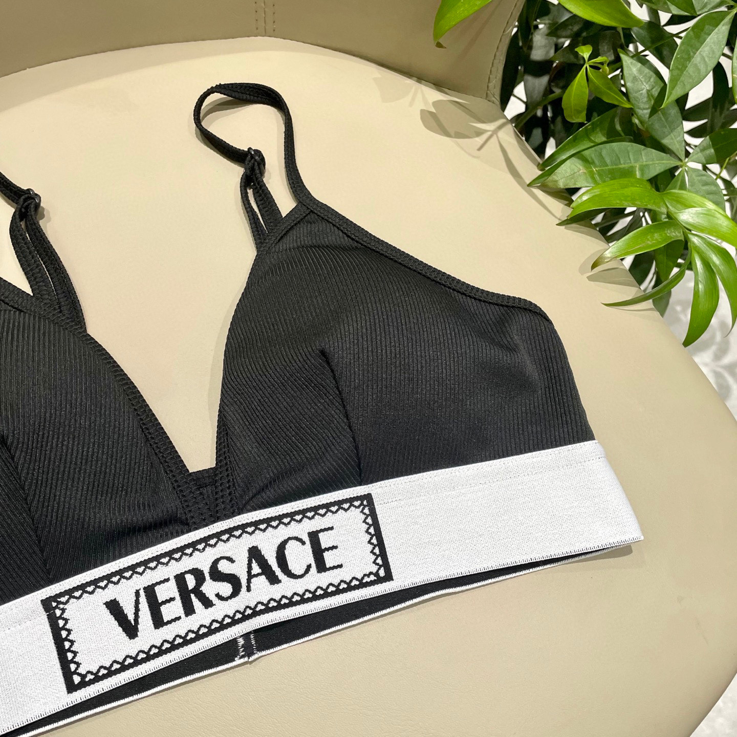 [TOP] VERSACE Bikini Swimsuit - Black