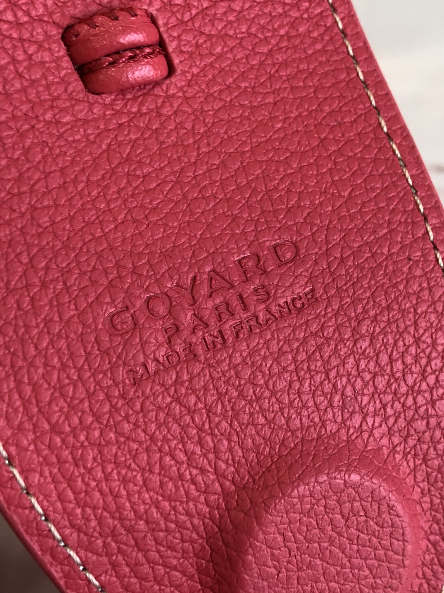 [TOP] Goyard Belharra Bag 24x14x18cm - Red