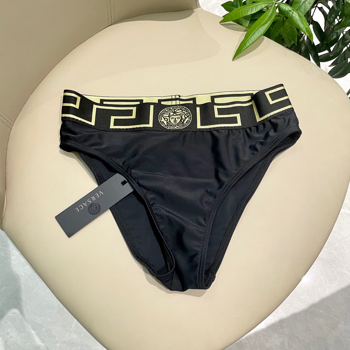 [TOP] VERSACE Bikini Swimsuit - Black