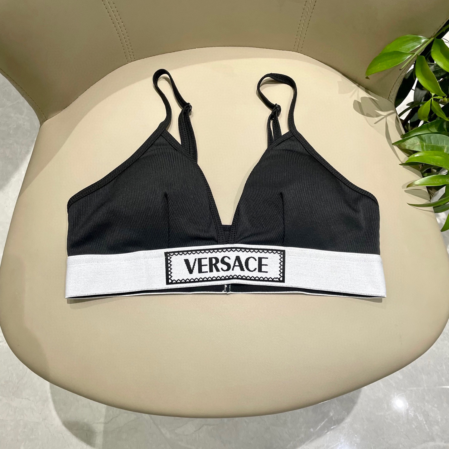[TOP] VERSACE Bikini Swimsuit - Black