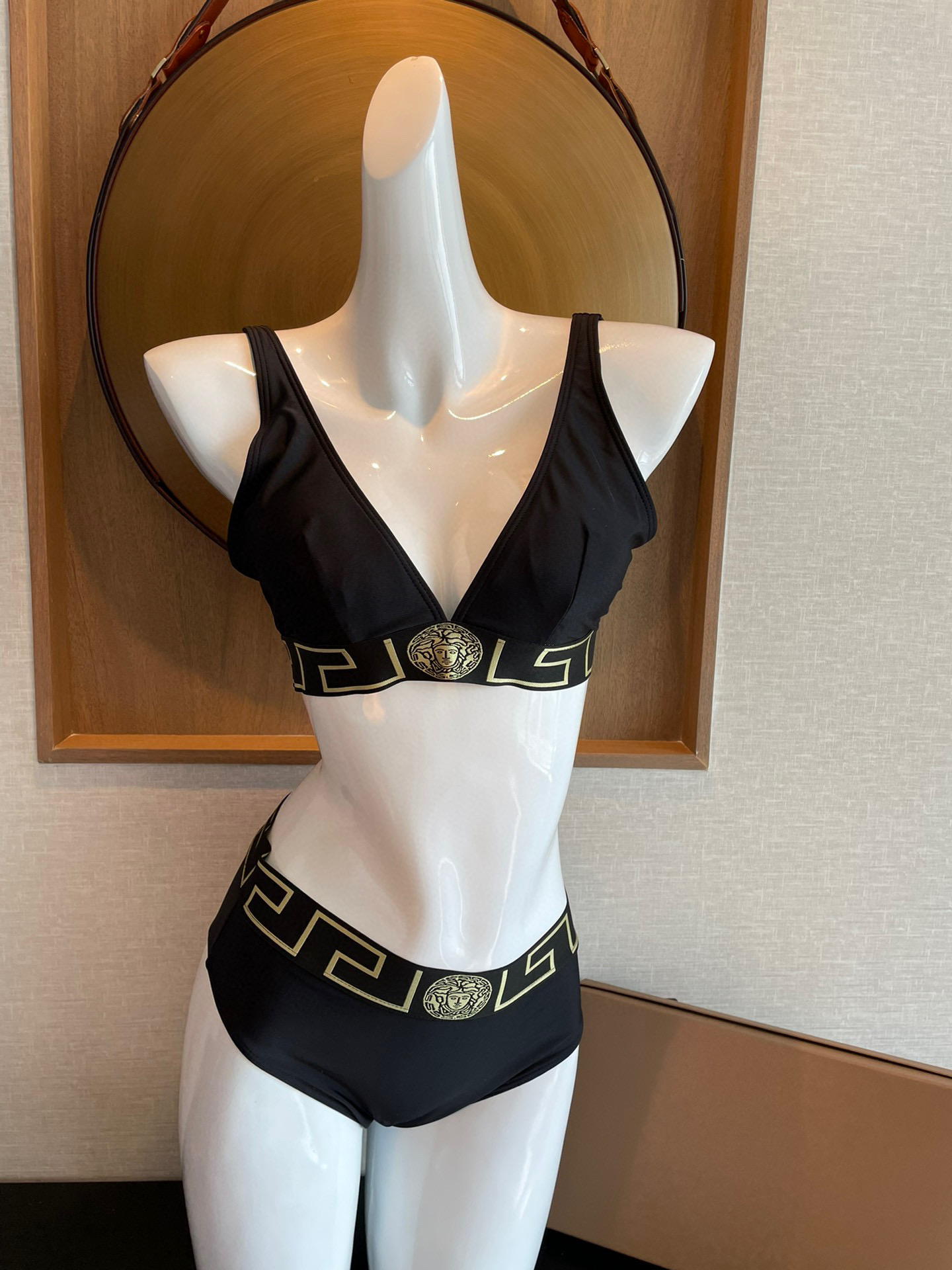 [TOP] VERSACE Bikini Swimsuit - Black