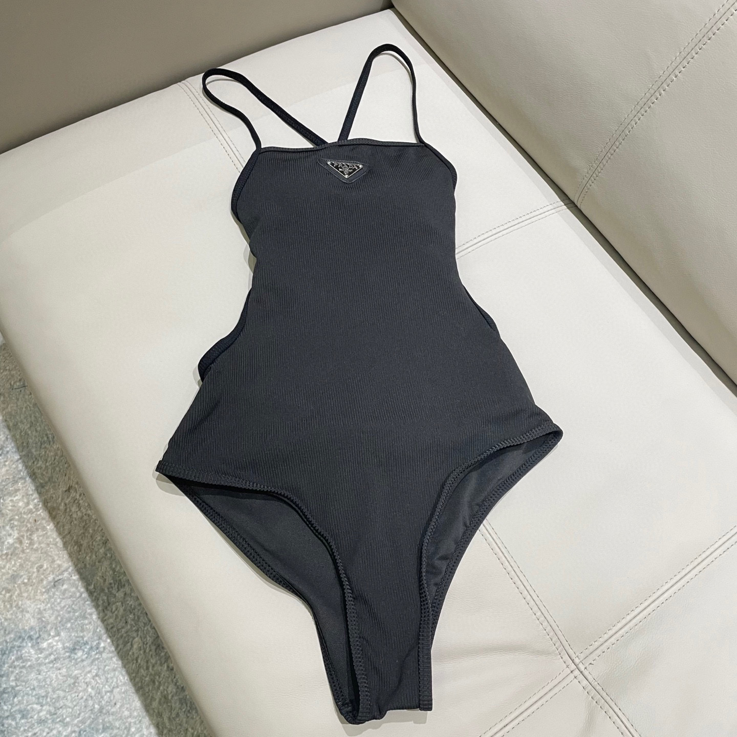 [TOP] PRADA One-Piece Swimsuit - Black