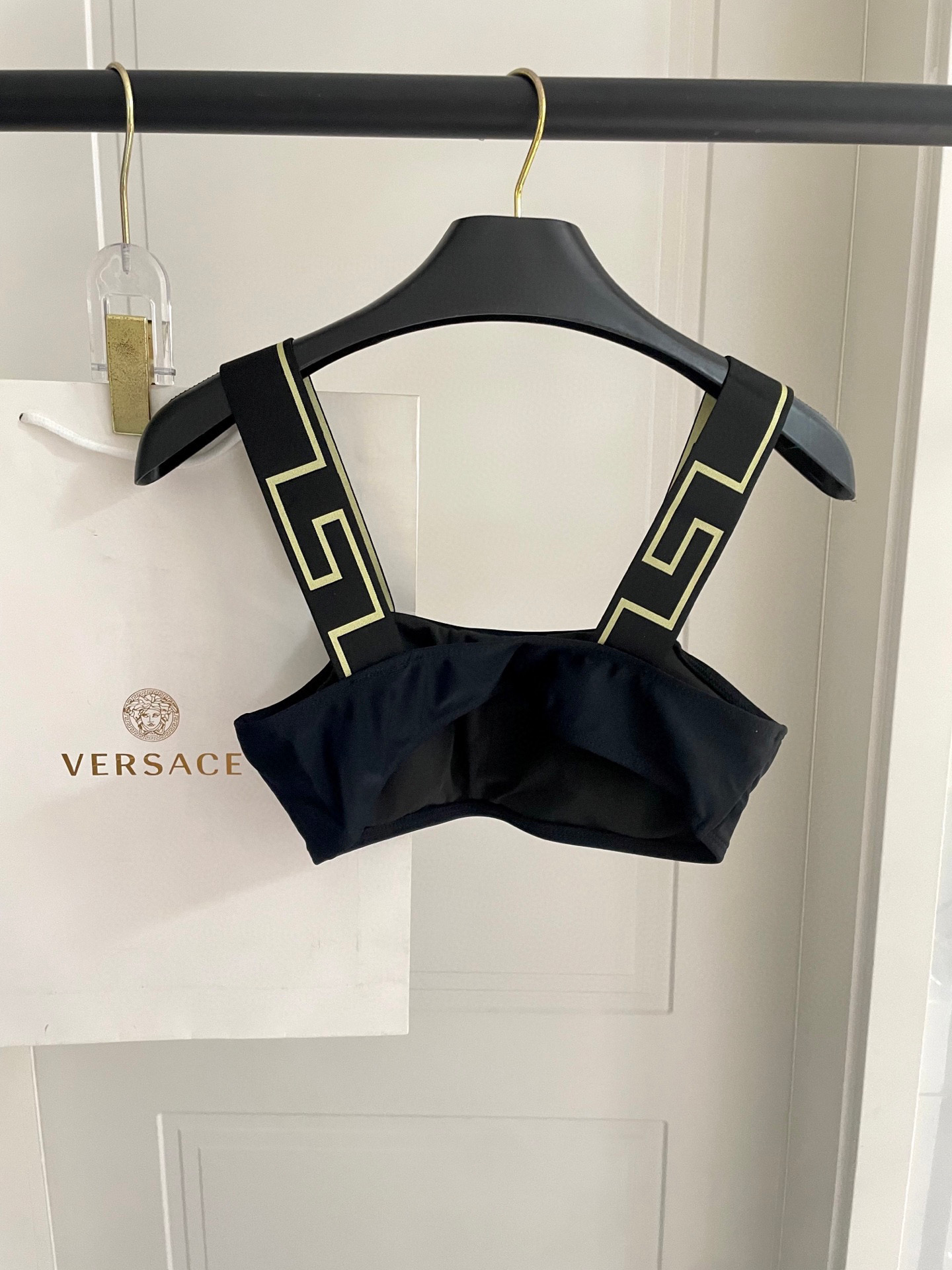 [TOP] VERSACE Bikini Swimsuit - Black