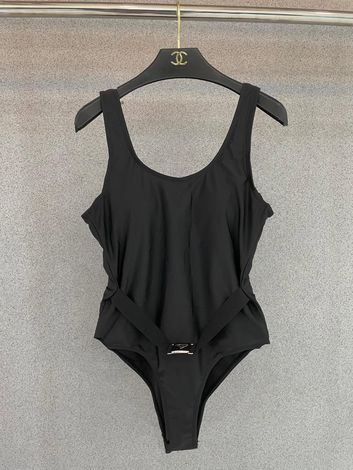 [TOP] PRADA One-Piece Swimsuit - Black