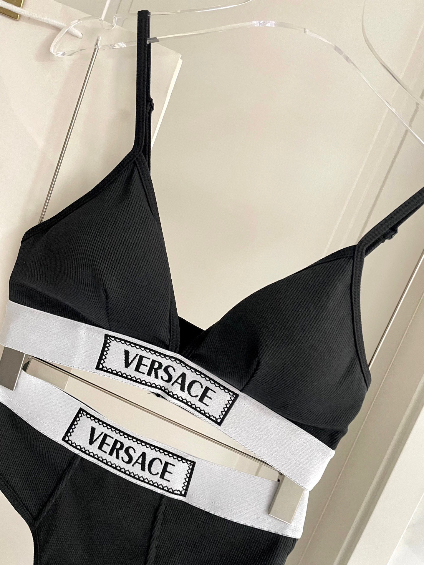 [TOP] VERSACE Bikini Swimsuit - Black