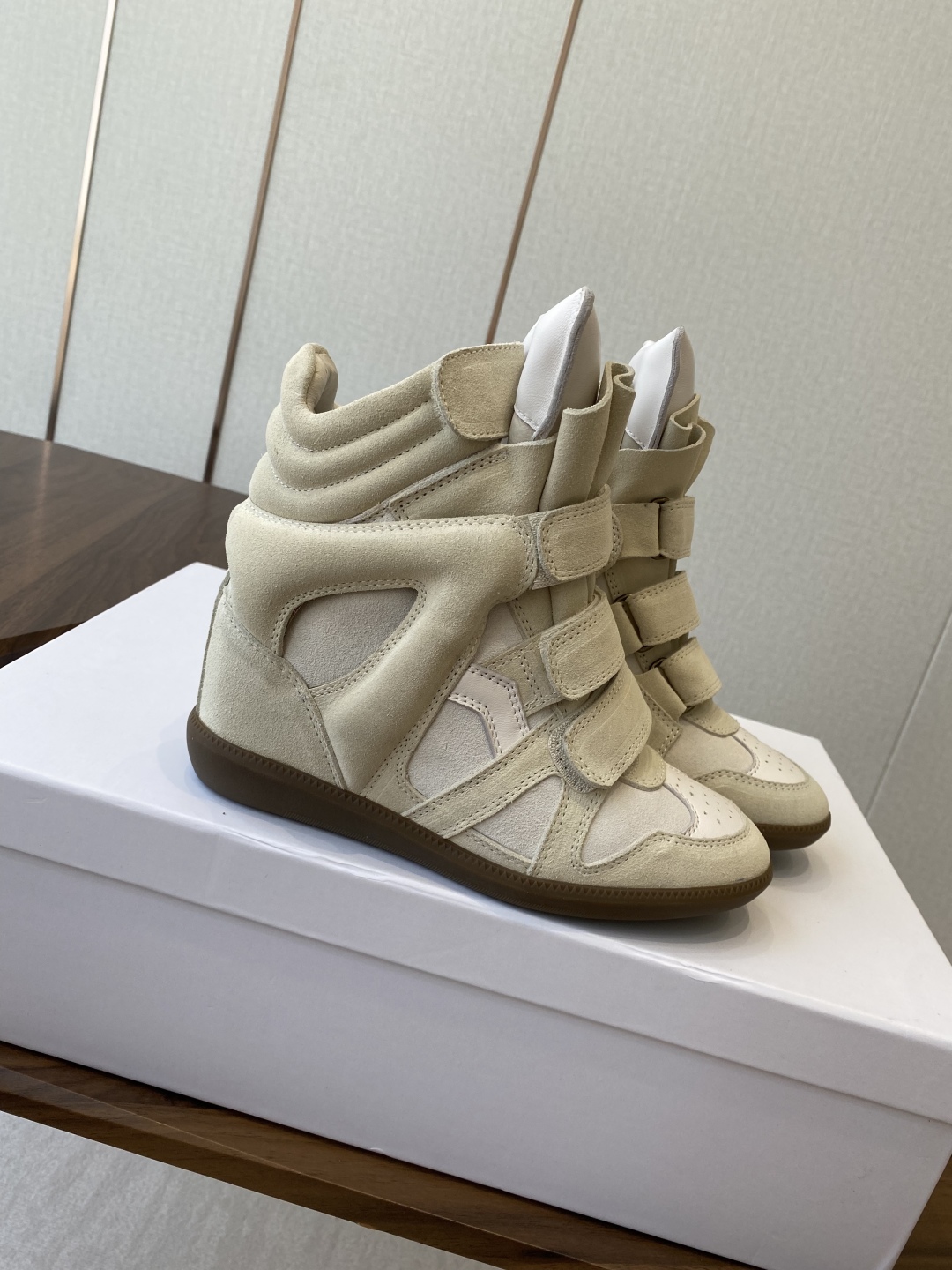 [TOP] Isabel Marant Bekett Leather Wedge Sneakers - 3 Colors