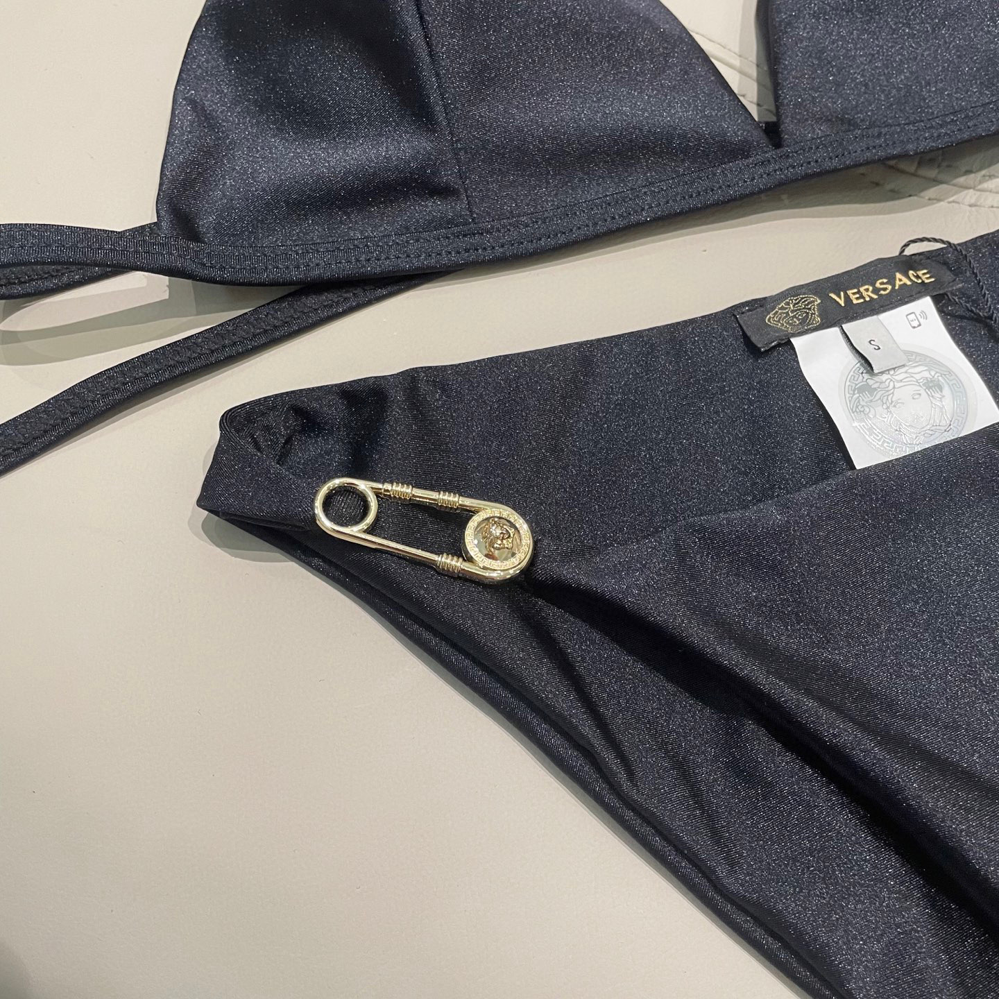 [TOP] VERSACE Bikini Swimsuit - Black