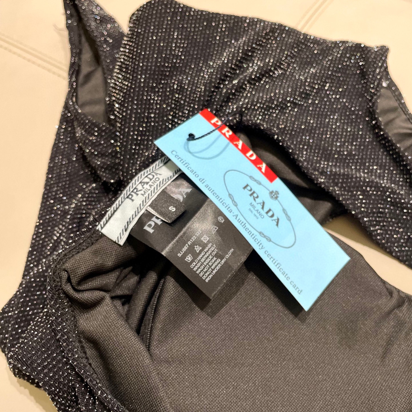 [TOP] PRADA One-Piece Swimsuit - Black