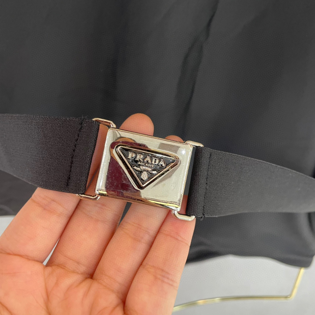 [TOP] PRADA One-Piece Swimsuit - Black