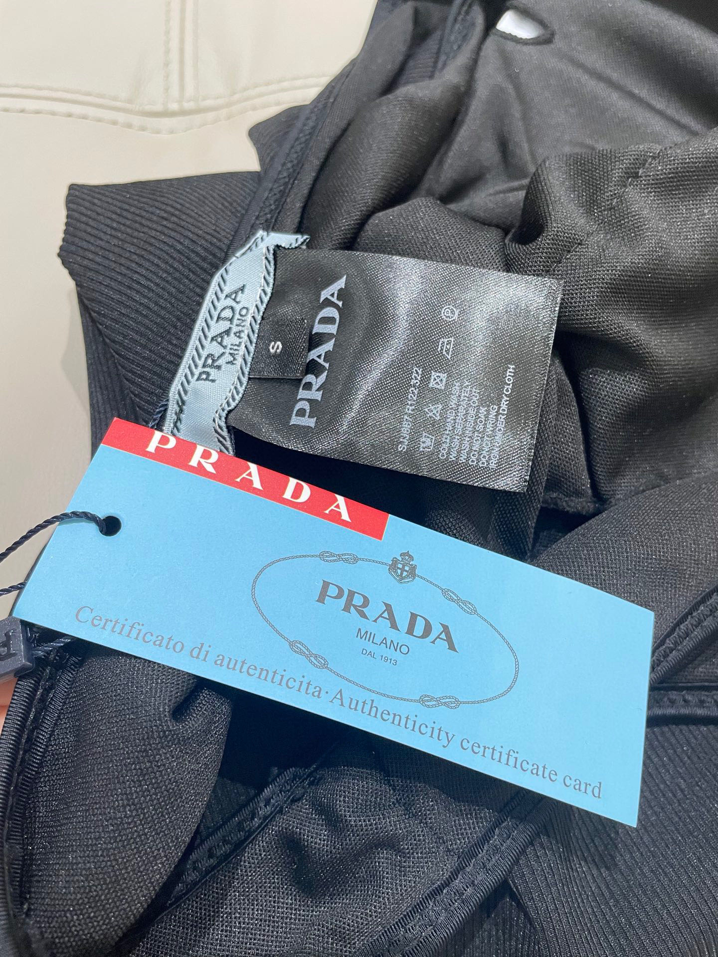 [TOP] PRADA One-Piece Swimsuit - Black