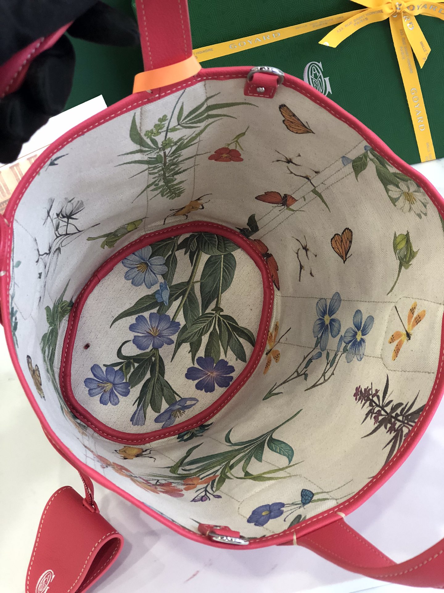 [TOP] Goyard Belharra Bag 24x14x18cm - Red