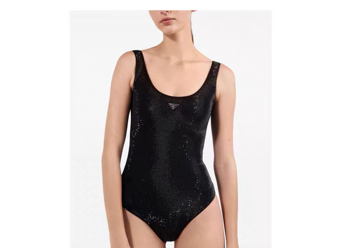 [TOP] PRADA One-Piece Swimsuit - Black
