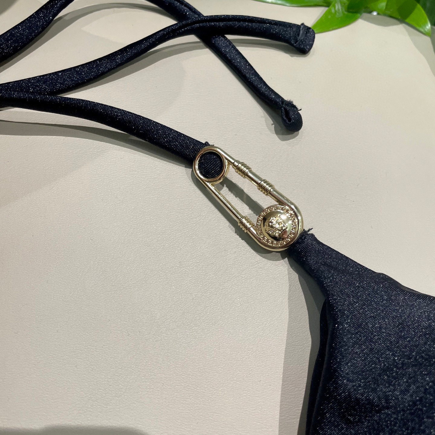 [TOP] VERSACE Bikini Swimsuit - Black