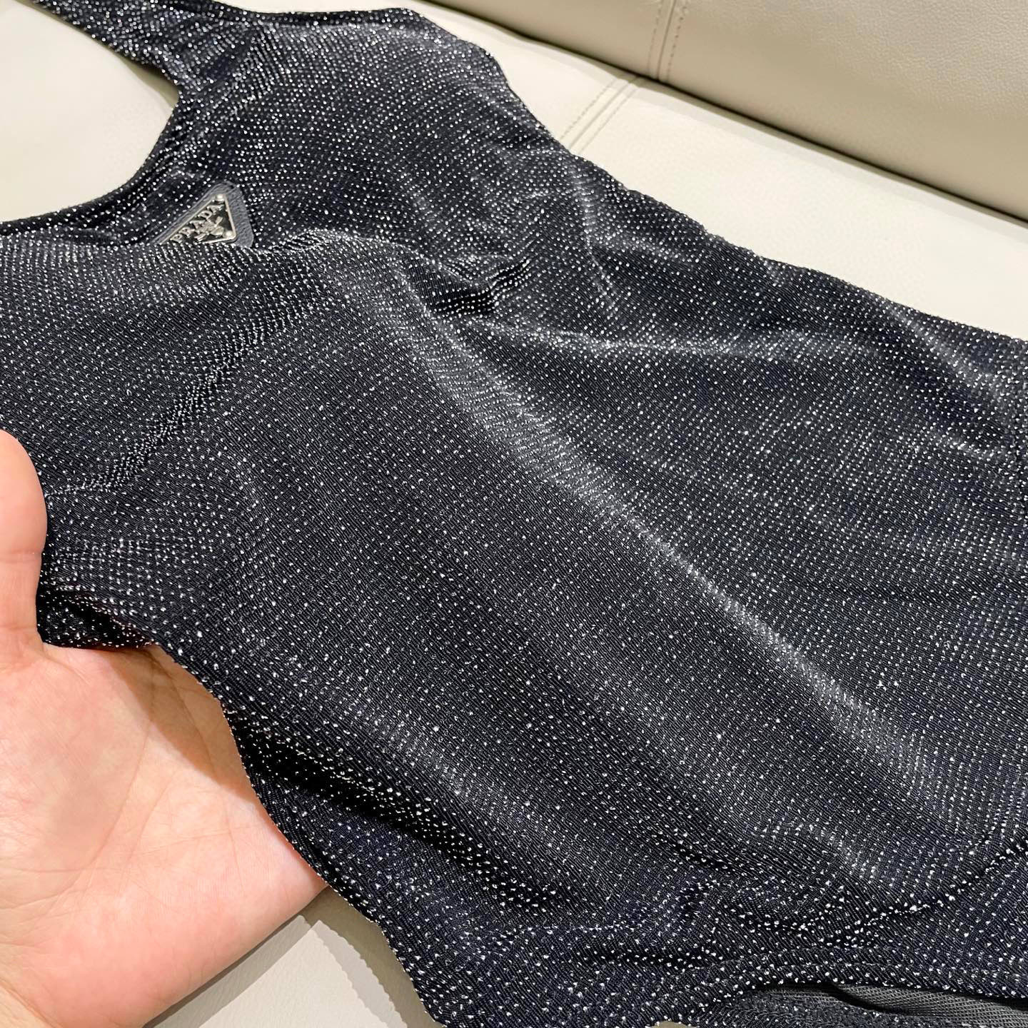 [TOP] PRADA One-Piece Swimsuit - Black