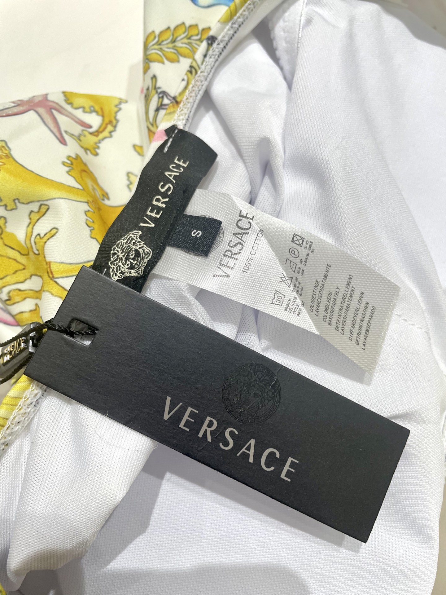 [TOP] VERSACE One-Piece Swimsuit - White