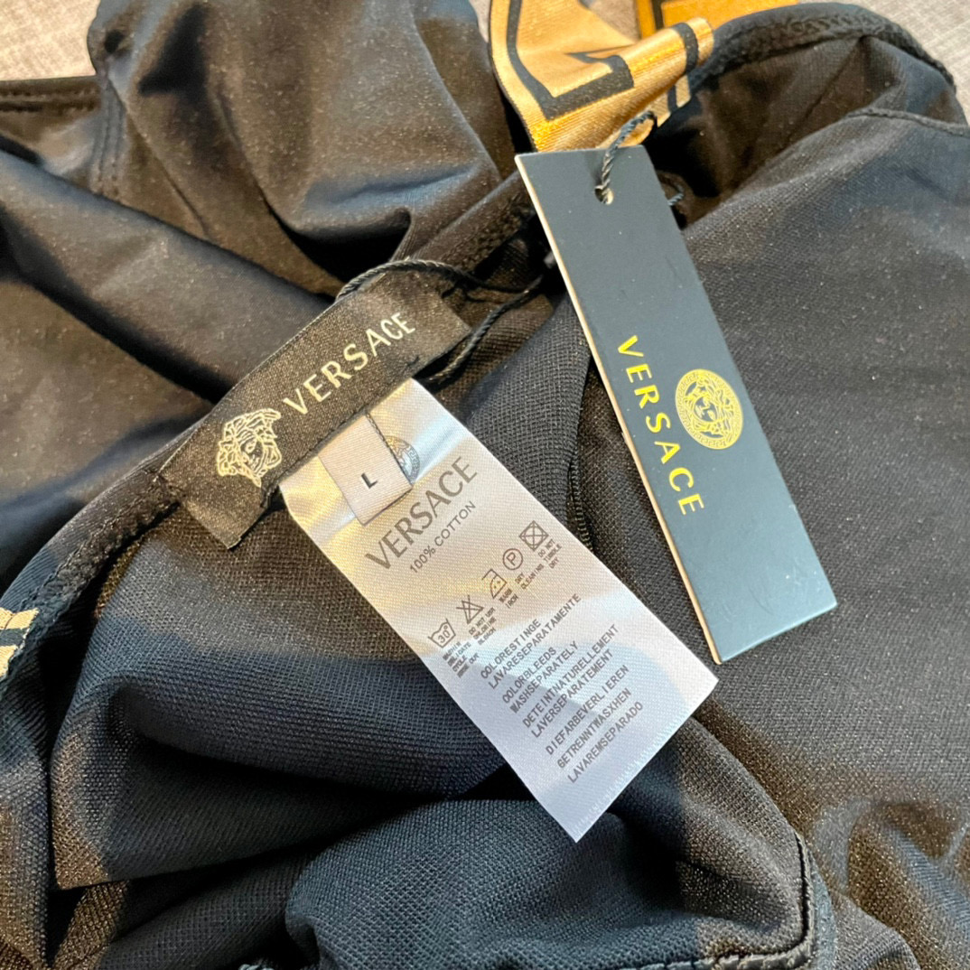 [TOP] VERSACE One-Piece Swimsuit - Black