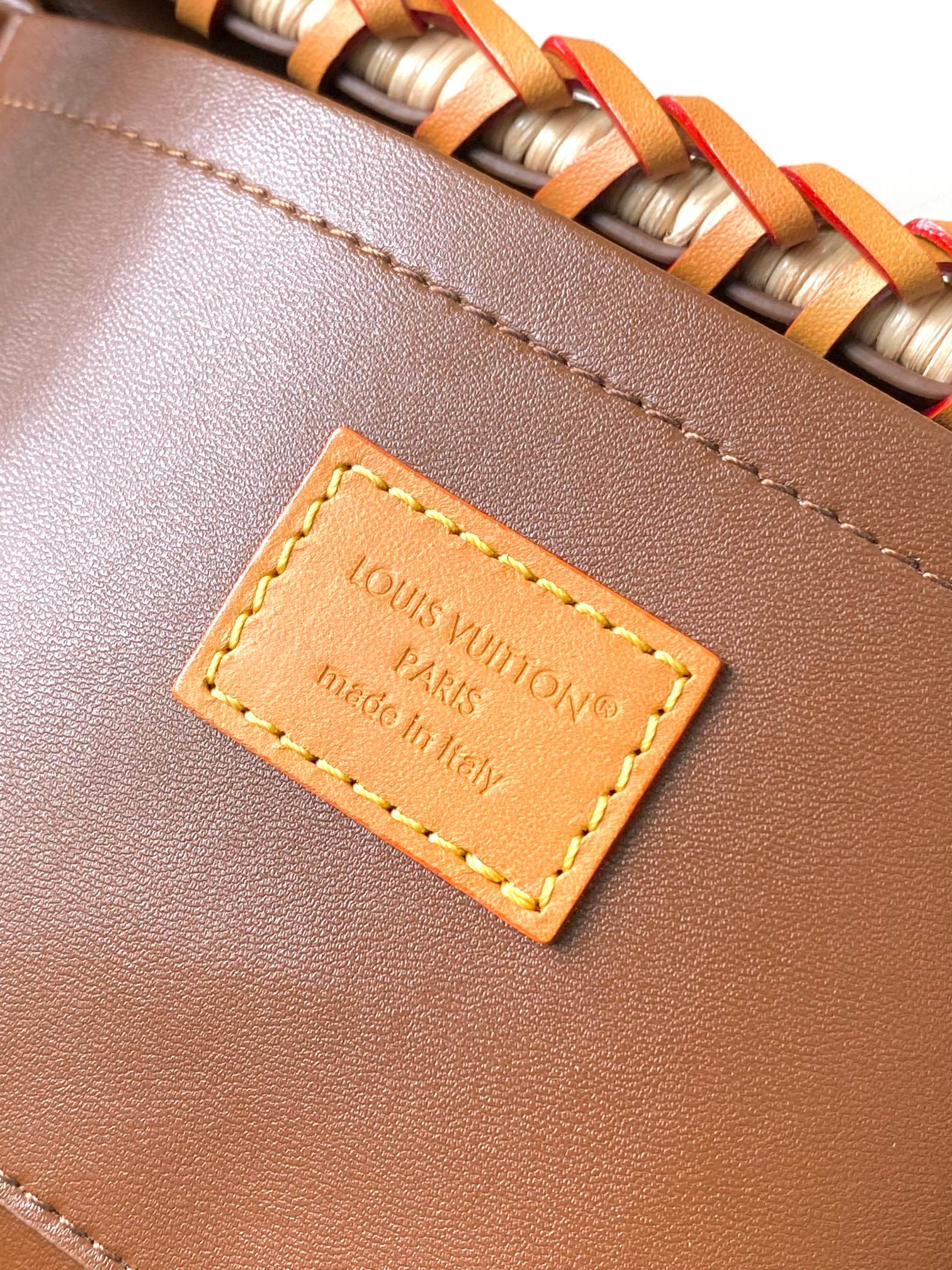 [TOP] Louis Vuitton LV Keepall Bandoulière 25 Rattan Handbag 25*15*11cm - Brown