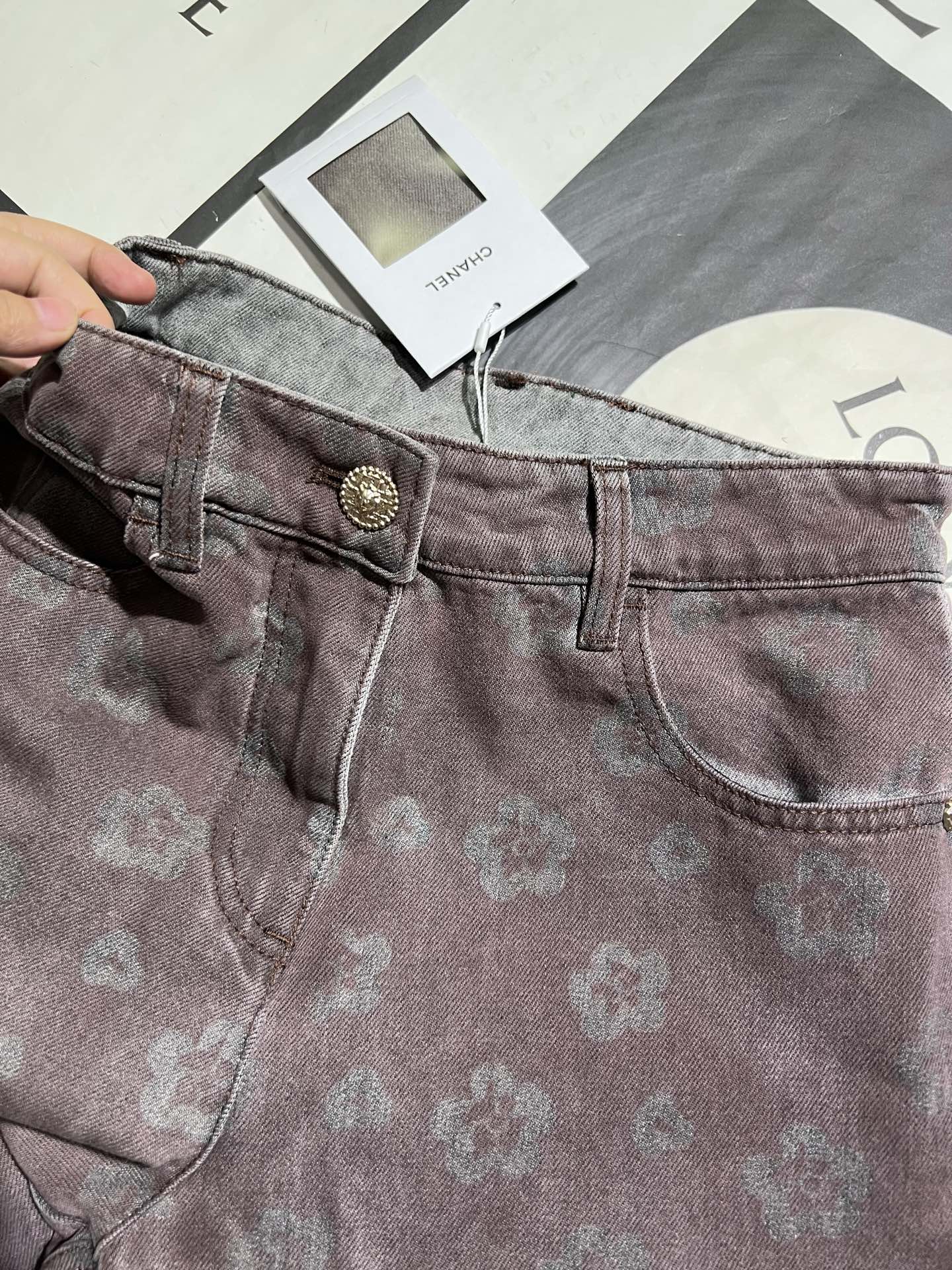 [TOP] CHANEL Pants -  Brown