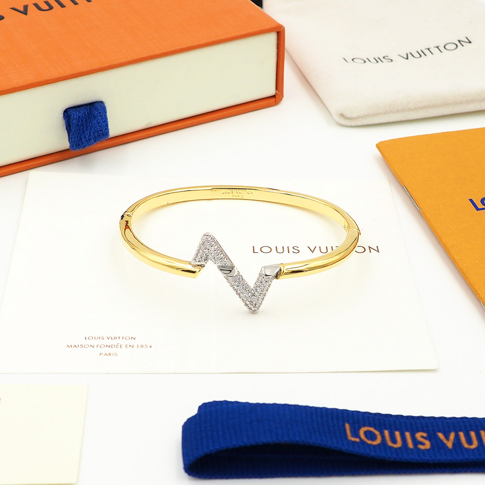 [TOP] Louis Vuitton LV Volt 18K Bracelet  - Gold