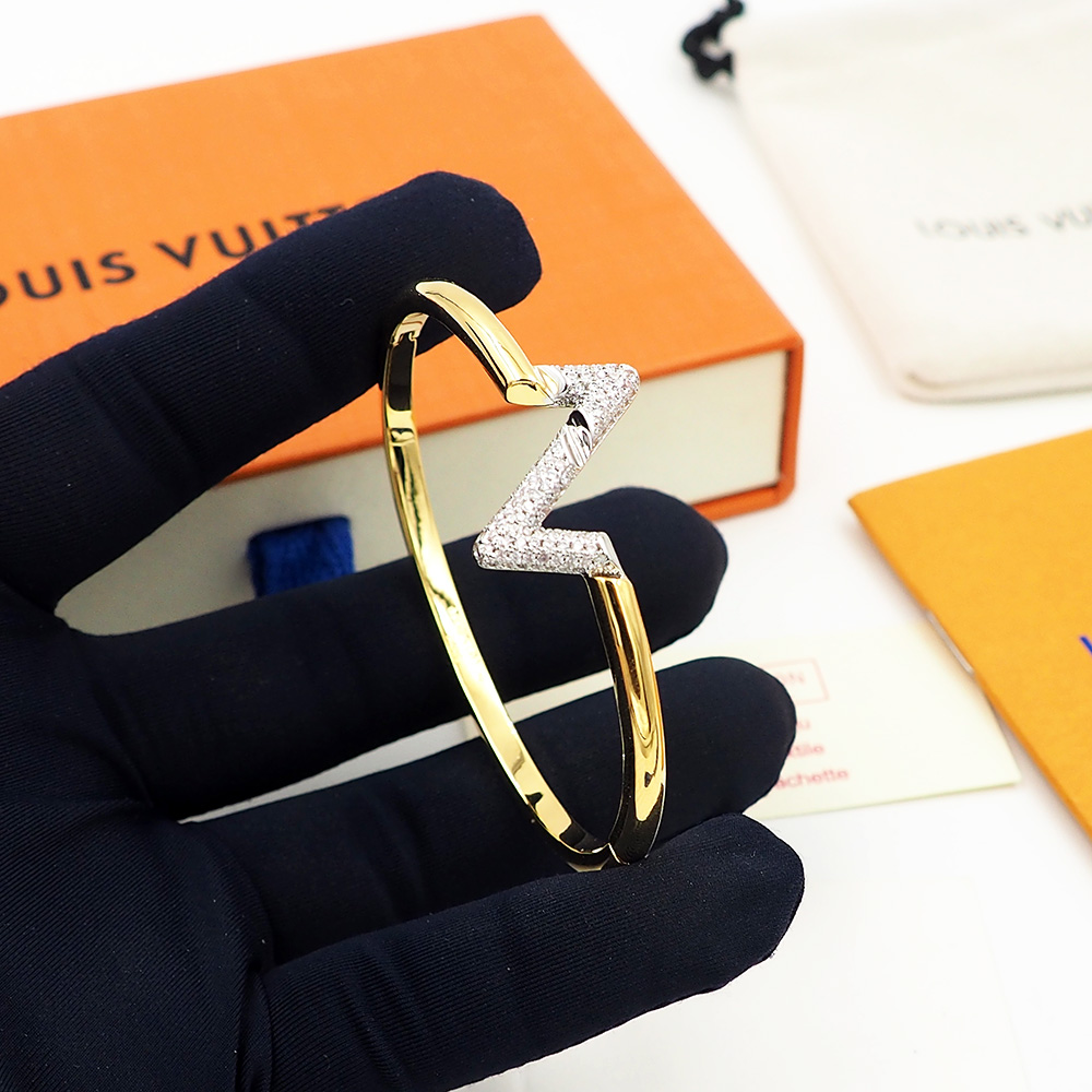 [TOP] Louis Vuitton LV Volt 18K Bracelet  - Gold